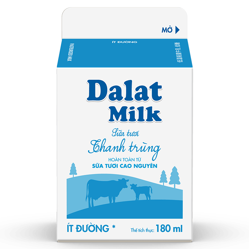 Dalatmilk Ít Đường 180ml