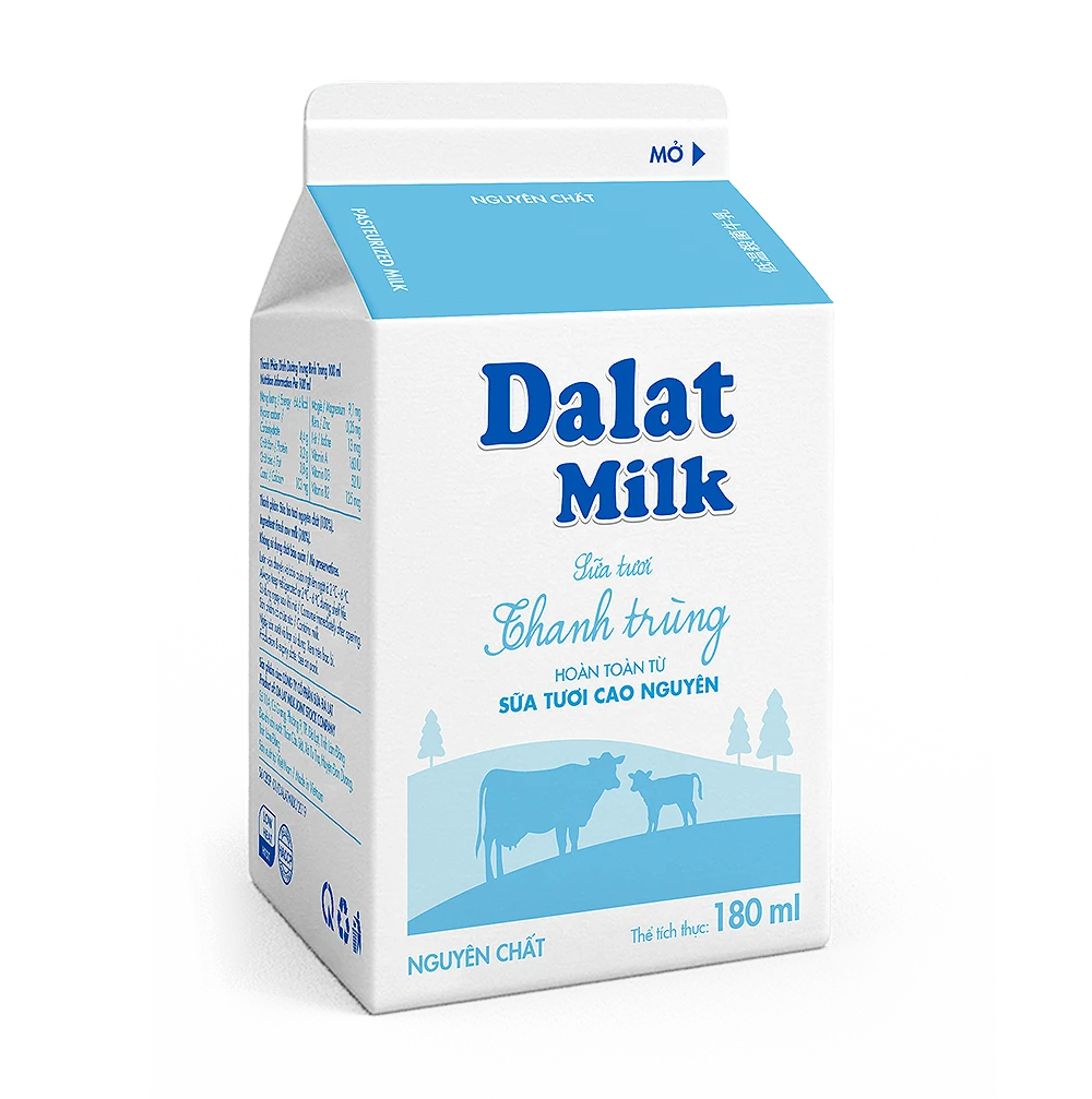 Dalatmilk Nguyên Chất 180ml